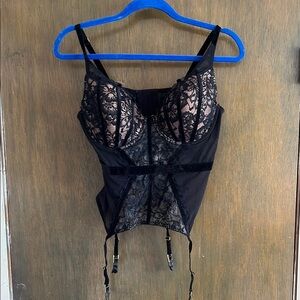 NWOT Adore Me Black Bustier Medium